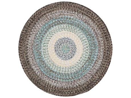 Colonial Mills Driftwood Braided Striped Area Rug