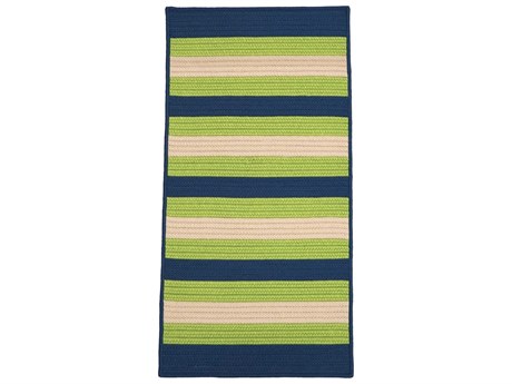 Colonial Mills Reed Braided Striped Runner Area Rug