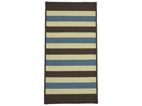 Colonial Mills Reed Braided Striped Runner Area Rug
