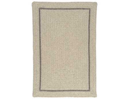 Colonial Mills Shear Natural Braided Bordered Area Rug
