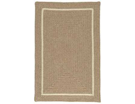 Colonial Mills Shear Natural Braided Bordered Area Rug