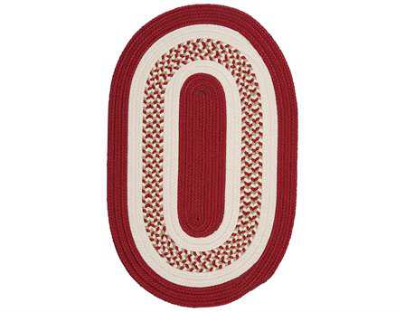 Colonial Mills Flowers Bay Braided Striped Area Rug