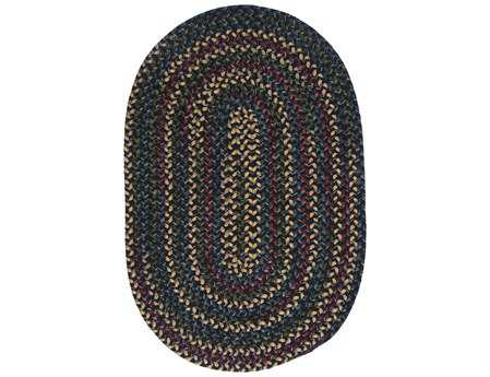 Colonial Mills Midnight Braided Striped Area Rug
