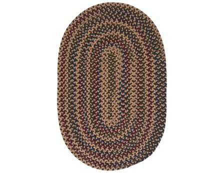 Colonial Mills Midnight Braided Striped Area Rug