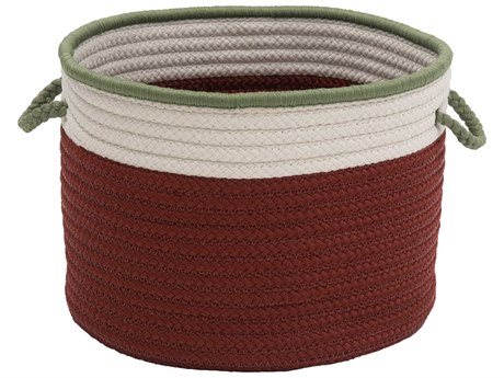 Colonial Mills Holiday Donner Accent Stripe Christmas Basket