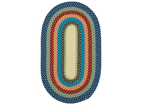 Colonial Mills Soho Braided Striped Area Rug