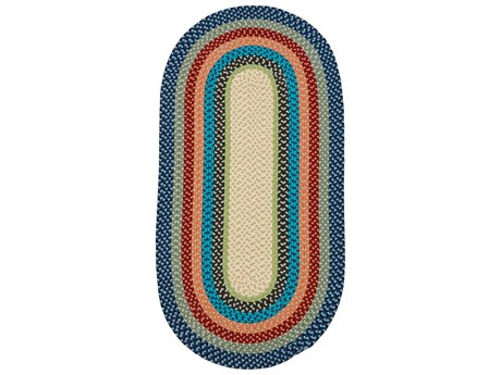 Colonial Mills Soho Braided Striped Runner Area Rug