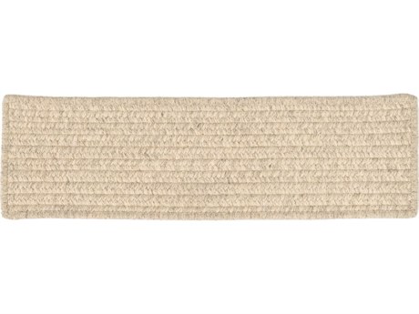 Colonial Mills Natural Woven Tweed Light Gray Stair Tread (Set of 7)