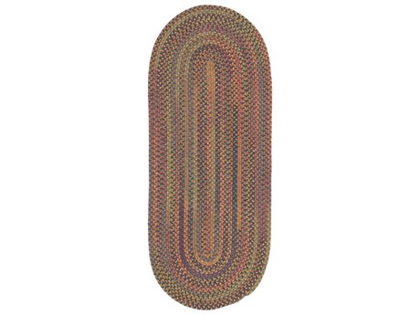 Colonial Mills Westcott Braided Striped Runner Area Rug