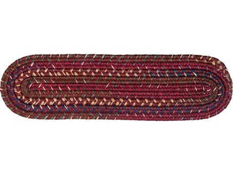 Colonial Mills Worley Burgundy Stair Tread (Set of 13)