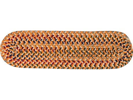 Colonial Mills Worley Orange Stair Tread Set of 4