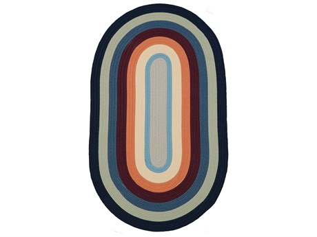 Colonial Mills Bryson Braided Striped Area Rug