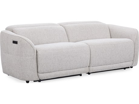 Classic Home Kadon Gray White Upholstered Sofa