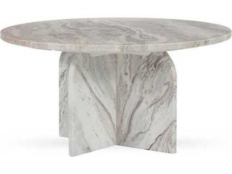 Classic Home Reilly Round Marble Coffee Table
