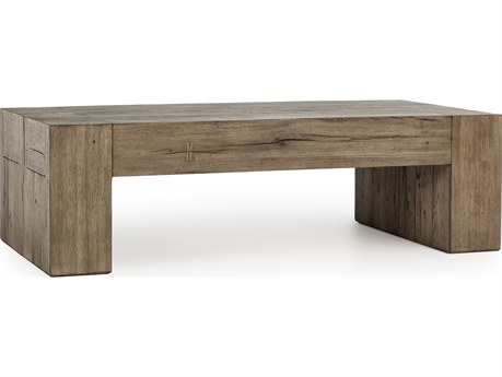 Classic Home Bristol Rectangular Wood Brown Coffee Table