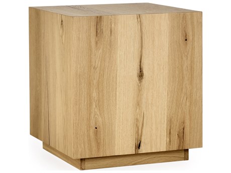 Classic Home Layne Square Wood Natural End Table