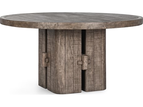 Classic Home Rosemount Round Wood Brown Dining Table