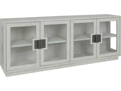 Classic Home Larson 90" Pine Wood White Wash Sideboard