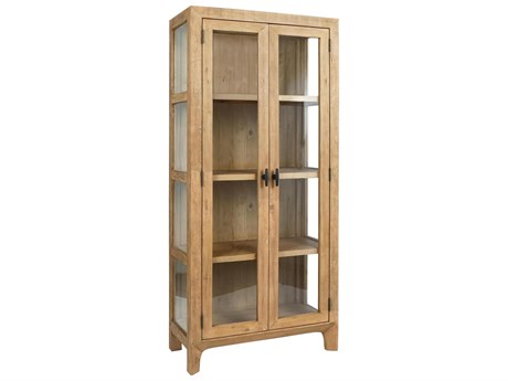 Classic Home Crest Natural Pine Wood Accent Chest