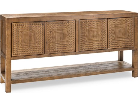 Classic Home Osiris 72" Mahogany Wood Mission Brown Sideboard
