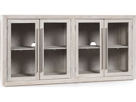Classic Home Bradley 72" Oak Wood White Sideboard