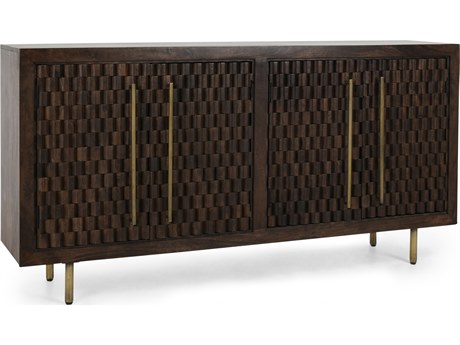 Classic Home Norwood 72" Mango Wood Brown Sideboard