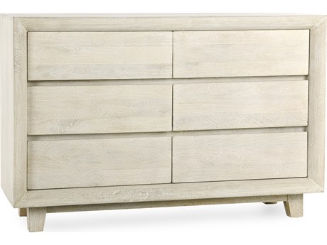 Classic Home Reece 6-Drawers Beige Mango Wood Double Dresser