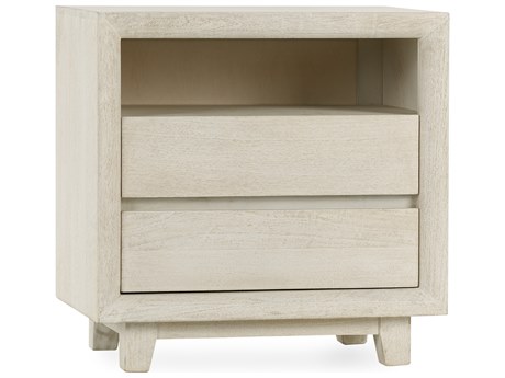 Classic Home Reece 2-Drawers Beige Mango Wood Nightstand