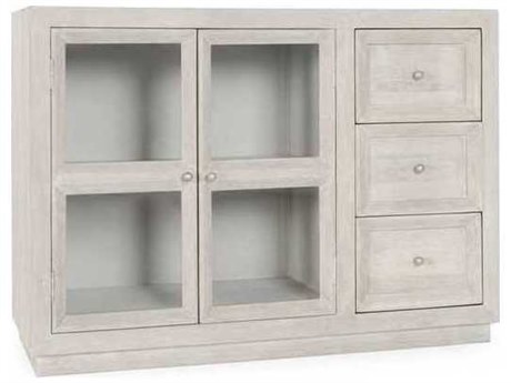 Classic Home Isha White Mango Wood Accent Chest