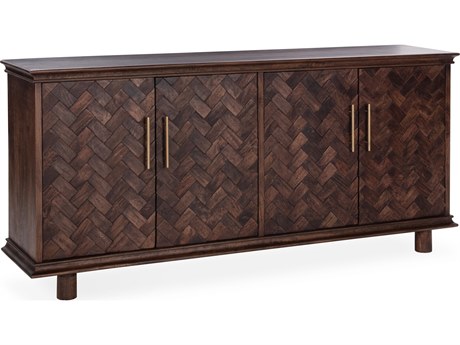 Classic Home Shira 78" Mango Wood Kona Brown Sideboard