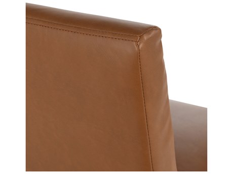 Classic Home Seville Cognac Leather Bar Stool