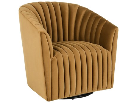 Classic Home Arline Swivel Bronze Accent Chair
