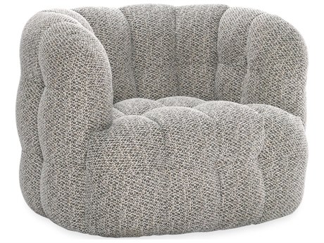 Classic Home Walter Swivel Gray Accent Chair
