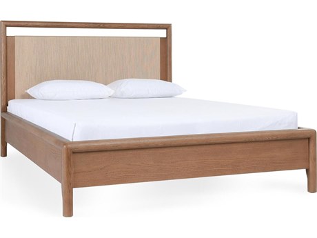 Classic Home Corda Brown Natural Oak Wood King Platform Bed