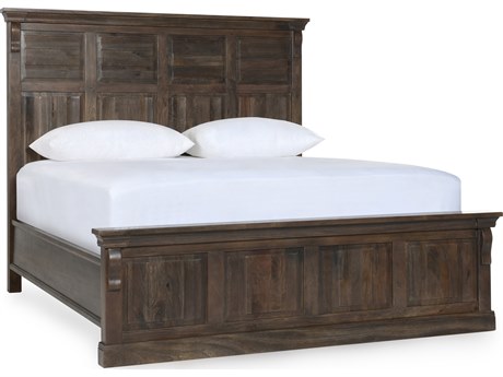 Classic Home Adelaide Brown Hardwood Wood King Panel Bed