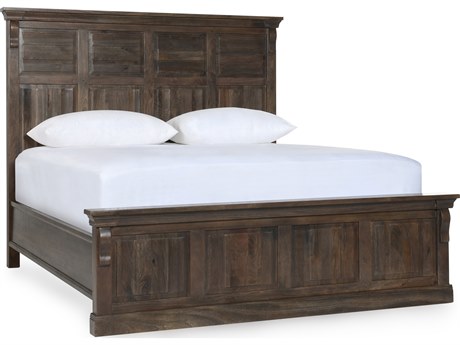 Classic Home Adelaide Brown Hardwood Wood California King Panel Bed