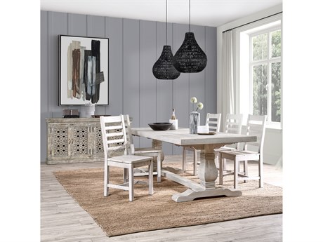 Classic Home Caleb Pine Wood Dining Room Set