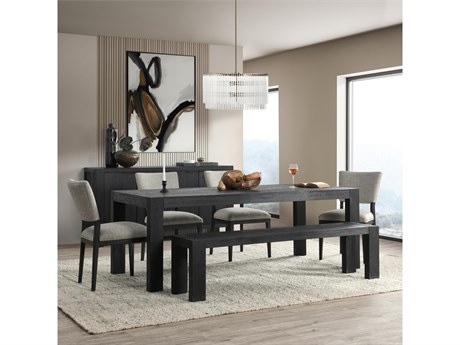 Classic Home Parsons Oak Wood Dining Room Set