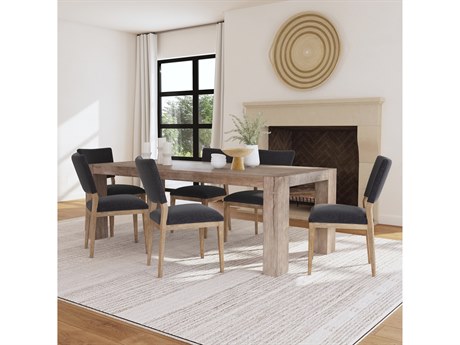 Classic Home Phillip Oak Wood Dining Room Set