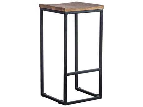 Classic Home Harley Honey Brown Top Mango Wood Bar Stool
