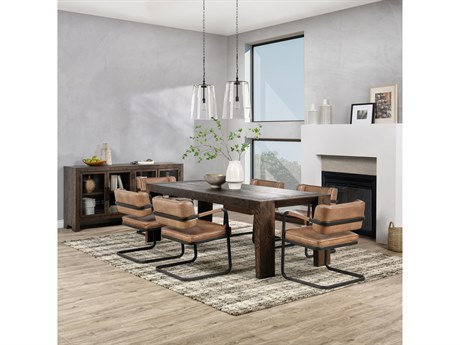 Classic Home Troy Oak Wood Dining Room Set