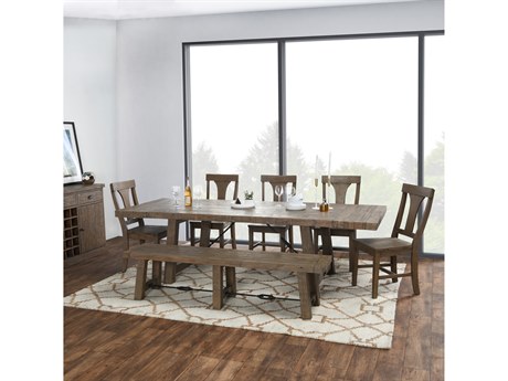 Classic Home Tuscany Pine Wood Dining Room Set