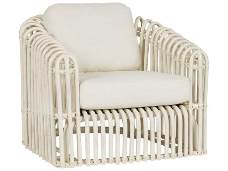 Coastal Living Home Getaway Cream Fabric Accent Chair