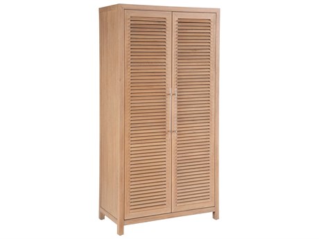 Coastal Living Home Weekender Sand Dune Brown Solid Wood Accent Chest