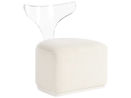 Coastal Living Home Weekender Swivel White Fabric Accent Chair