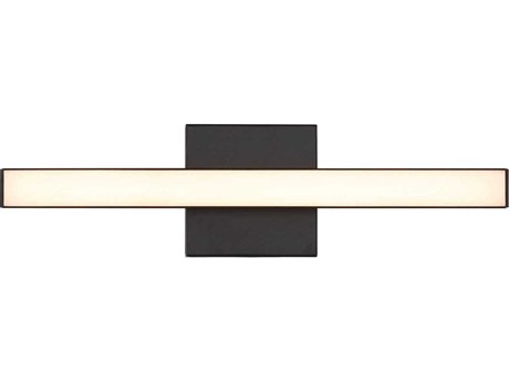 Craftmade Trim 1-Light Flat Black Vanity Light