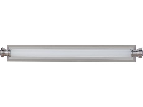 Craftmade Langston 1-Light Brushed Polished Nickel Glass LED Vanity Light