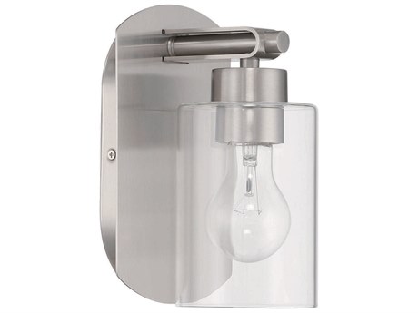 Craftmade Hendrix 1-Light Brushed Polished Nickel Wall Sconce