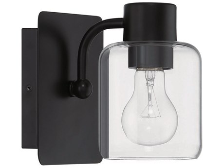 Craftmade Rori 1-Light Flat Black Wall Sconce