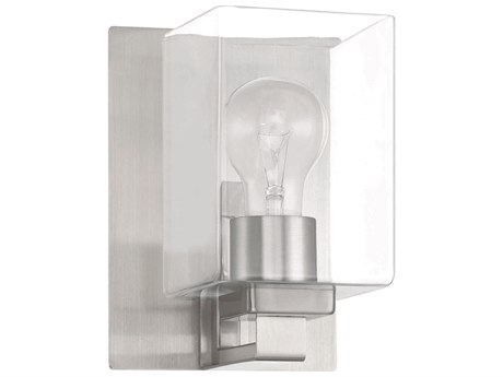 Craftmade Mcclane 1-Light Brushed Polished Nickel Wall Sconce
